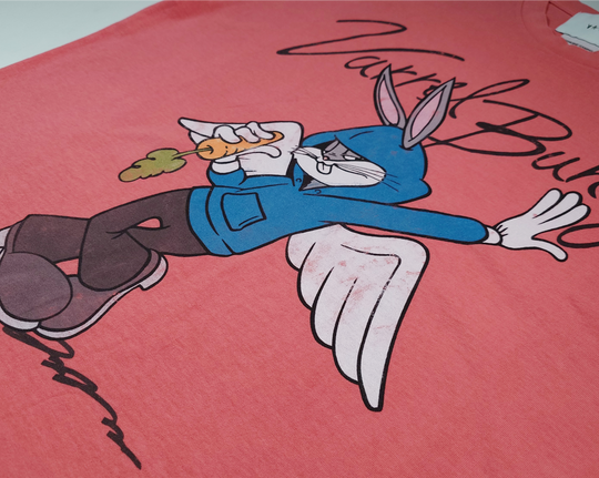 VINTAGE VARREL BUNNY TEE / PINK
