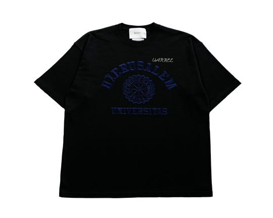 HIERUSALEM UNIVERSITAS TEE / BLACK