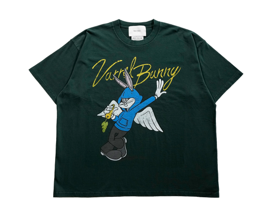 VINTAGE VARREL BUNNY TEE / D.GREEN